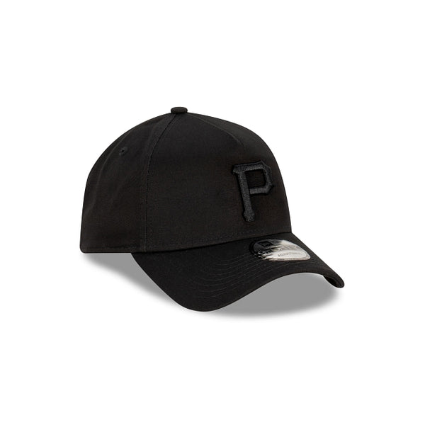 Pittsburgh Pirates Black on Black 9FORTY A-Frame Snapback