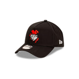 St George Illawarra Dragons Black with Official Team Colours Logo 9FORTY A-Frame New Era