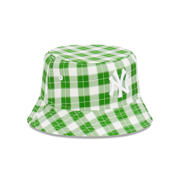 New York Yankees Green Plaid Bucket