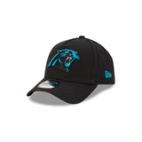 Carolina Panthers Black with Official Team Colours Logo 9FORTY A-Frame Snapback New Era