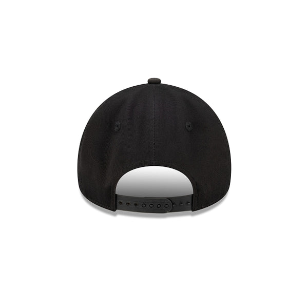 Los Angeles Clippers Black with Official Team Colours Logo 9FORTY A-Frame Snapback