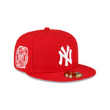 New York Yankees 2000 World Series Side Patch Scarlet 59FIFTY Fitted New Era