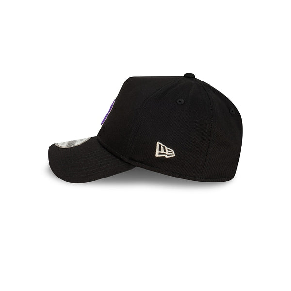 Colorado Rockies MLB Essentials Black OTC 9FORTY A-Frame Snapback