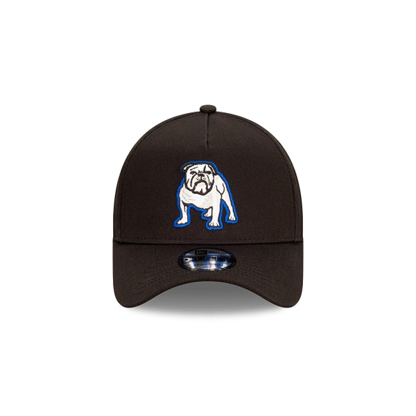 Canterbury Bankstown Bulldogs NRL Essentials Black OTC 9FORTY A-Frame Snapback
