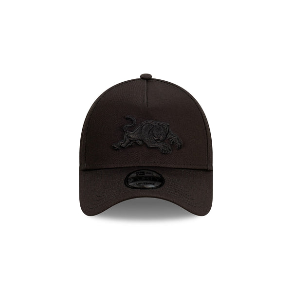 Penrith Panthers Black on Black 9FORTY A-Frame Snapback