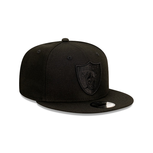 Las Vegas Raiders NFL Essentials Black on Black 9FIFTY Snapback