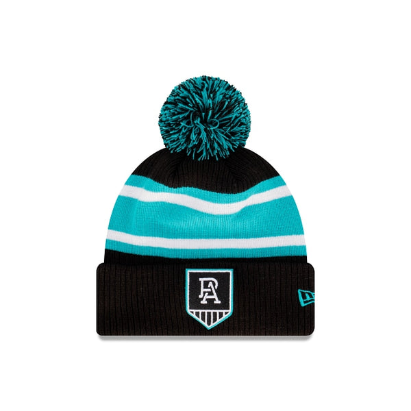 Port Adelaide Power Official Team Colours Stripe Beanie New Era